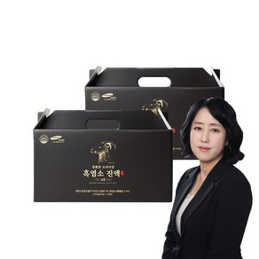 국내산 참진한 자연방목 프리미엄 흑염소 진액 엑기스 효능, 2100g, 2박스