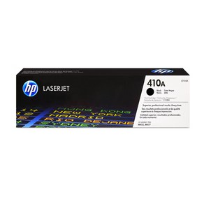 HP 정품토너 CF410A CF410X HP410A HP410X Lasejet Po M477fdw M452nw M477fnw M452dn dw, 표준용량, 1개, CF410A 검정/정품