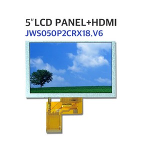 5인치 LCD패널+HDMI보드 / JWS050P2CRX18.V6 / 5인치 디스플레이