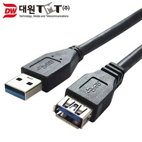 대원TMT USB 3.0 연장 케이블 DW-USB3AB-3M, 1개