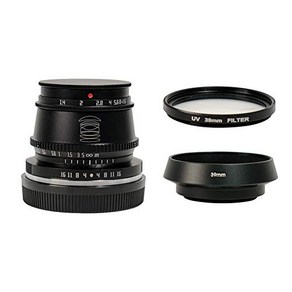 TTAtisan 35mm F1.4 수동 초점 APS-C 형식 고정 초점 렌즈 소니 E 마운트 카메라 블랙에 적합, Black, 상세페이지 참조