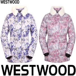 5층 웨스트우드 WESTWOOD 여성 중량 다운 자켓 (여자 겨울 꽃무늬 덕다운 패딩 )M4/110