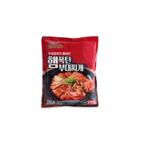 [방송구성] 미자네식당 햄폭탄&우삼겹 부대찌개 9팩, 700g, 9개