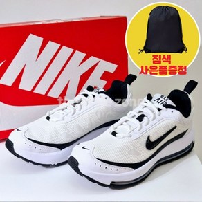 [정품] 나이키 에어 맥스 AP 화이트 블랙 남성 가벼운 발편한 운동화 러닝화 헬스화 짐색증정