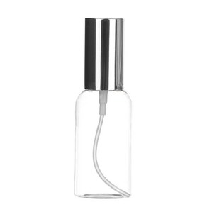 허브스프레이 ALL금속 스프레이용기 20ml~100ml, 50ml(타원형) 투명용기 실버캡, 1개