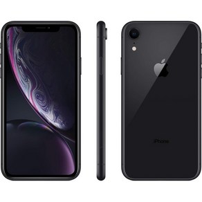 Apple iPhone XR 미국 버전 64GB 화이트 - (자급제 미국 아마존 리뉴), 잠금 해제, 검정색