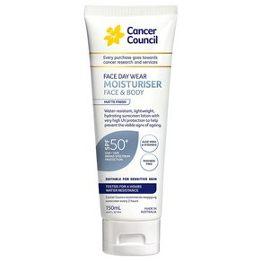 캔서카운슬 페이스 바디 매트 인비저블 방수 모이스처라이저 SPF50+ 75ml, 1개