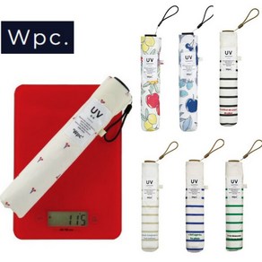 일본 wpc 양산 암막 초경량 115g 자외선 차단 세일러 무지 체리 하트 20종