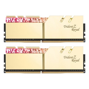 G.SKILL DDR4-3600 CL18 TRIDENT Z ROYAL 골드 패키지 (32GB(16Gx2))