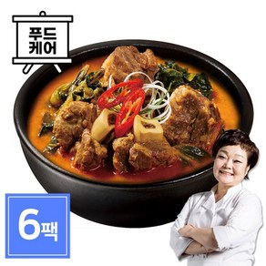 빅마마 이혜정 든든한끼 얼큰우거지갈비탕 500g 6팩, 6개