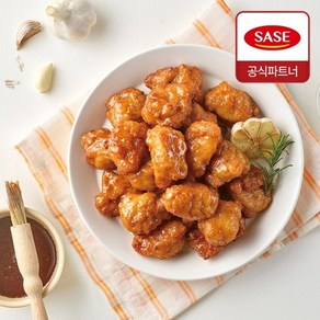 마녀바스켓 [소비기한 2025-02-22]사세 쏘스 치킨 순살 단짠갈릭맛 590g, 1개