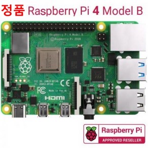 [RASPBERRY-PI] 라즈베리파이4B (Raspbey Pi 4 Model B) 4GB + 방열판, Raspbey Pi, 1개