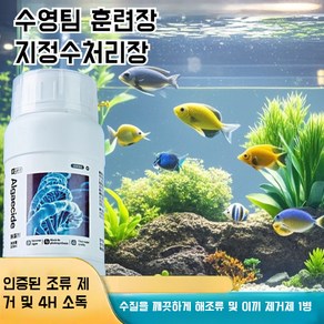 어항정화제거제 이끼녹조제거제 수영장흑모제거제 수질멸균갈조수정화제, (해조제 300ml)생물학적 방제