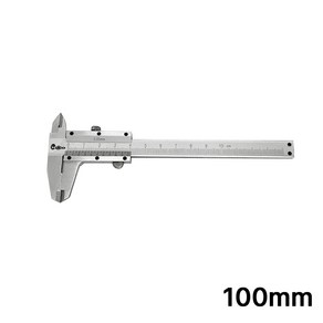 버니어캘리퍼스 100mm 노기스 정밀측정 자 10cm, 1개