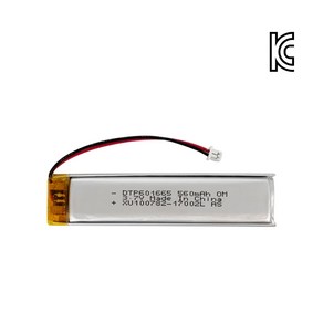 [리튬폴리머] DTP 601665 3.7V 560mAh, 1개, 1개입