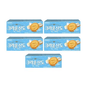 크라운 크림산도, 5개, 61g