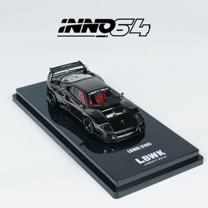 전기 도금 블랙 자동차 모델 INNO 1:64 LBWK F40 크롬, 01 CHINA, 01 F40 Chome Black, 1개