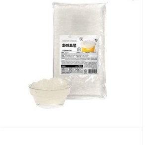 토핑스 화이트 타피오카 펄, 1개, 1kg
