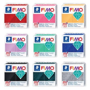 FIMO 피모 모음전/폴리머클레이 오븐점토, 이펙트 104번 반투명옐로우, 이펙트, 1개