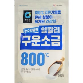 청정원 순수천혜염 알칼리 구운소금, 1개, 500g