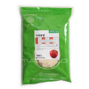 이든 사과분말 국산 100% 1kg 슈퍼푸드 주스, 1개