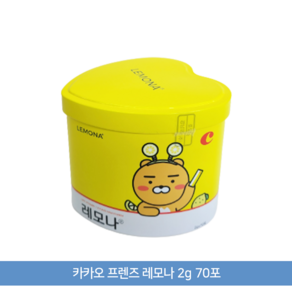 카카오 프렌즈 레모나 2g 70포, 140g, 1개