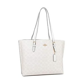 Coach 코치 토트백 시그니처 화이트 1665 IMRFF A4 고급 여성 데일리