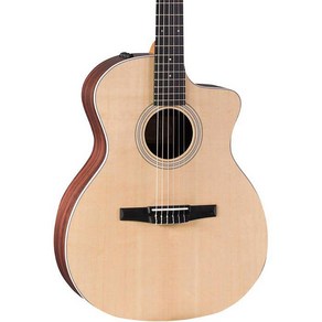 Taylo 214ce-N Gand Auditoium Nylon Sting Acoustic-Electic Guita Natual, One Size, One Colo, 1개