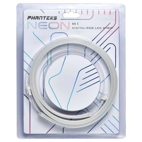 [PHANTEKS] Phanteks NEON DRGB LED STRIP M1 WHITE (1000MM), 선택없음, 1개