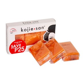 코지산 비누 필리핀 스킨 화이트닝 미백 비누 kojiesan soap 65g 135g, 3개