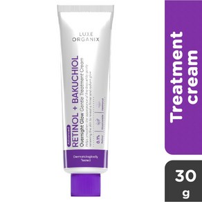 Luxe Organix Retinol + Bakuchiol 오버나이트 글로우 젠틀 트리트먼트 크림 30g