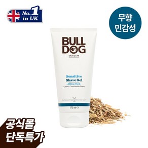 불독 스킨케어 센서티브 쉐이브 젤, 175ml, 1개