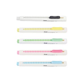 펜텔 클릭 이레이져 화이트 ZE80W, 03-화이트+그린[ZE80W-K]