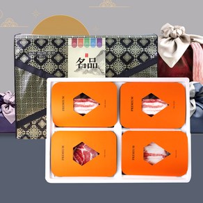 명품돼지 선물세트 800g (삼겹살200gX2개+목살200g+항정살200g), 1개