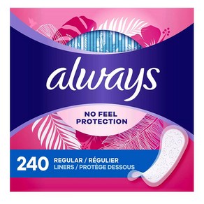 올웨이즈 씬라이너 레귤러 Always Daily Thin Lines Unscented Regula, 소형, 1개