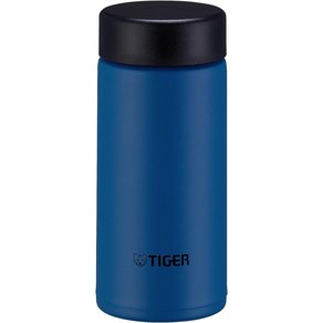 TIGER 타이거 물병 200ml 스크류 머그보틀 스테인리스 보틀 진공 단열병 보온보냉 재택 텀블러 이용 가능 씨블루MMP-W020AP, 1개