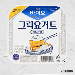 매일바이오 그릭요거트 허니&밤 간식