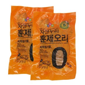 자연누리 훈제오리 400g, 2개