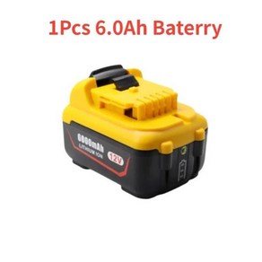 Dewalt 배터리용 충전식 배터리 전동 공구 12V 6000mAh DCB120, 01 CHINA, 01 1Pcs 6.0Ah Batey