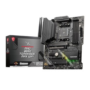 MSI MAG B550 TOMAHAWK MAX WIFI [AMD B550 Wi-Fi Ryzen 5000 MB6469 마더보드 칩셋] ATX・2024년 통신