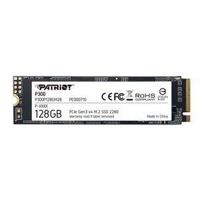 Patiot Memoy P300 1TB M.2 SSD 2280 NVMe PCIe Gen 3x4 내장, 한개옵션2, 한개옵션1, 01 128GB