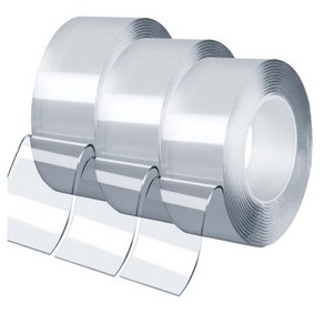 엔더 초강력 아크릴 폼 나노 실리콘 클리어 겔 양면 테이프 30mm x 5m, 투명, 3개