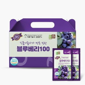 네오팜 식품기술사 김종관's 블루베리 100, 80ml, 60개