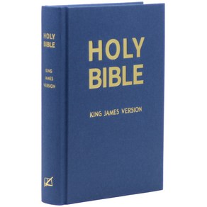 말씀보존학회 Holy Bible KJV(King James Version) - 중(하드커버 네이비 단본) 성경책