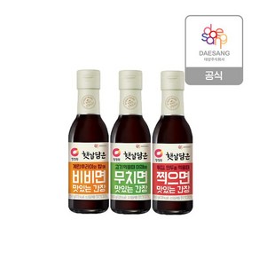 [청정원] 맛있는 간장(비비면/무치면/찍으면) 3종 골라담기, 1개, 150g