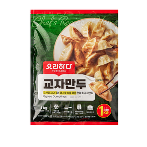 요리하다 교자만두 (1KG) 대용량, 1개, 1kg