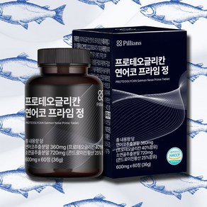 프로테오글리칸 연어코연골추출물 600mg 식약처 HACCP 인증