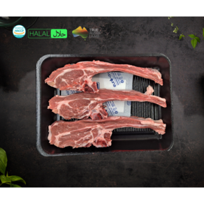 냉장양어깨갈비 냉장양갈비 할랄 호주산 Austalian Fesh Lamb chops Halal Cetified, 1kg, 1팩, 1개