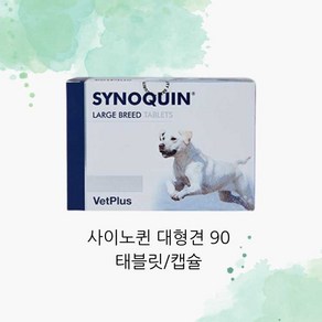 벳플러스 vetplus 시노퀸 사이노퀸 대형견 120 태블릿캡슐 반려견 관절 건강 영양제, 태블릿, 1개