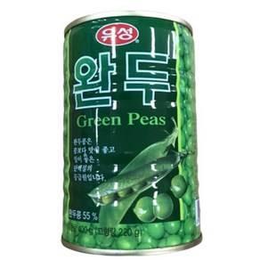 유성 완두콩 400g 완두콩통조림, 1개